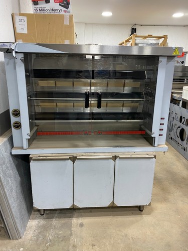 Chicken rotisserie gas oven - chicken,