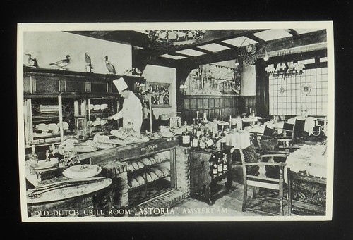 Rppc 1940s old - rppc, grill