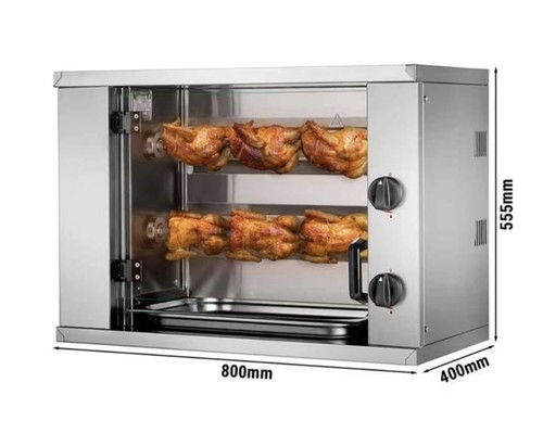 Gas chicken rotisserie oven - gas,