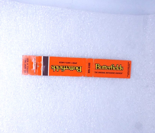 Matchbook butterfields - matchbook,